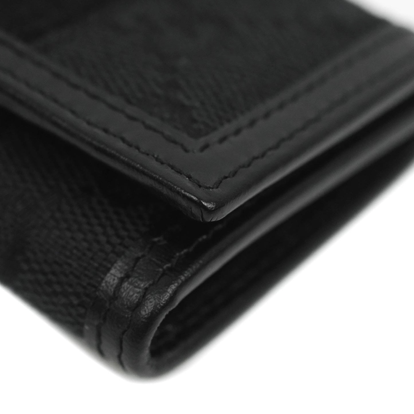 Gucci Vintage GG Web Six-Key Holder Black Canvas