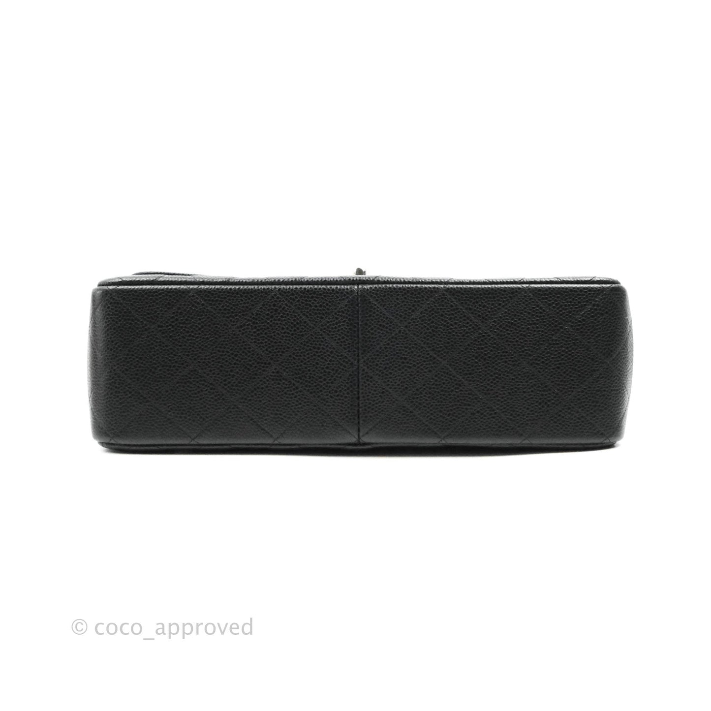 Chanel Jumbo Double Flap Black Caviar Silver Hardware⁣⁣