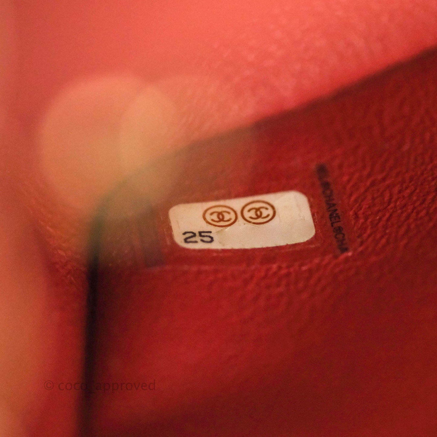 Chanel Chevron Mini Rectangular Flap Brick Red Lambskin Aged Gold Hardware