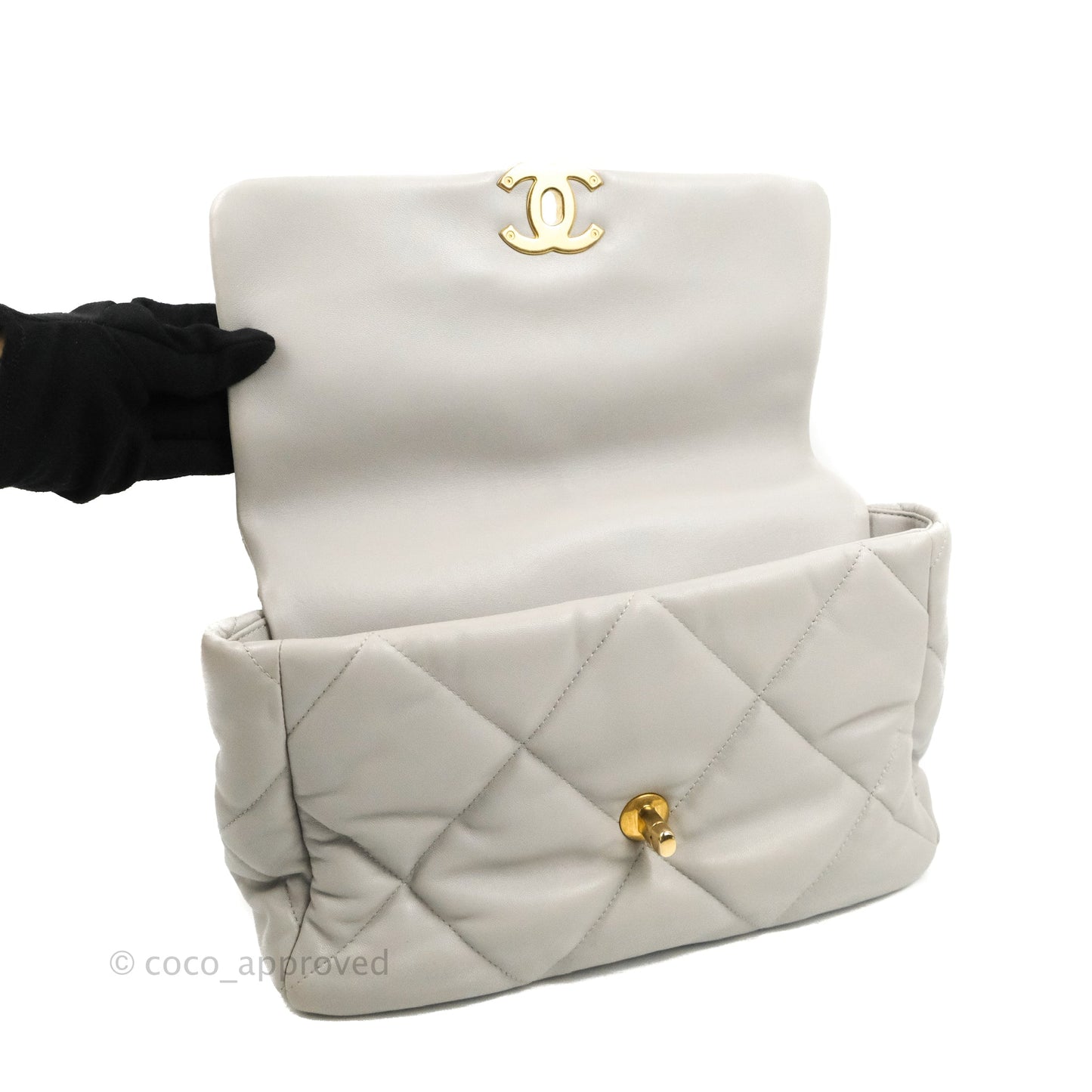Chanel 19 Medium Grey Mixed Hardware