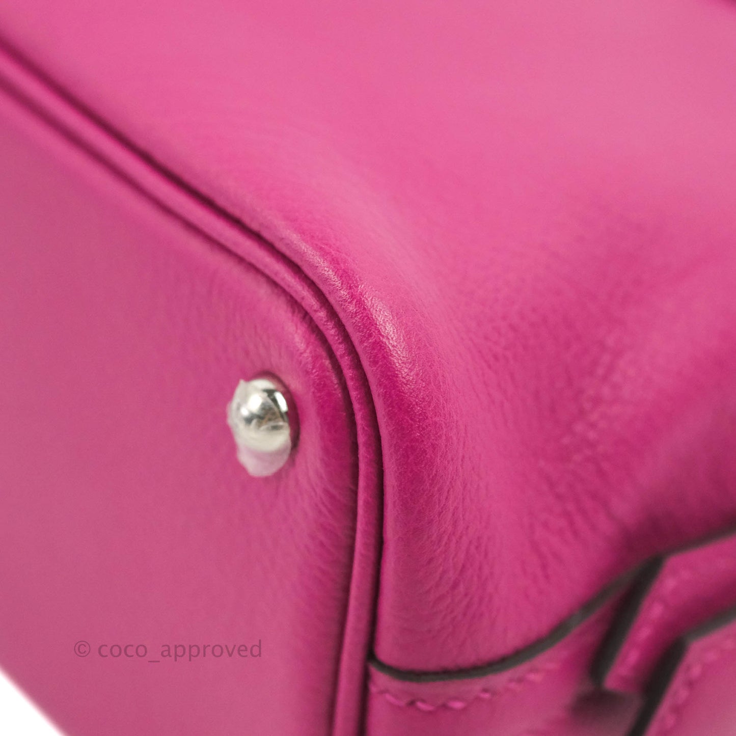 Hermes Mini Bolide 1923 Bag Rose Pourpre Evecolor Palladium Hardware