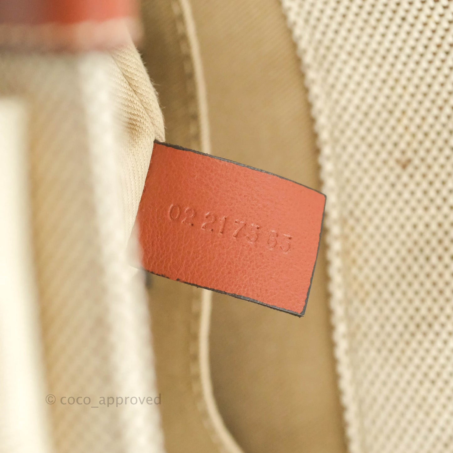 Chloe Small Woody Tote Bag Cotton Canvas & Brown Calfskin with Woody Ribbon