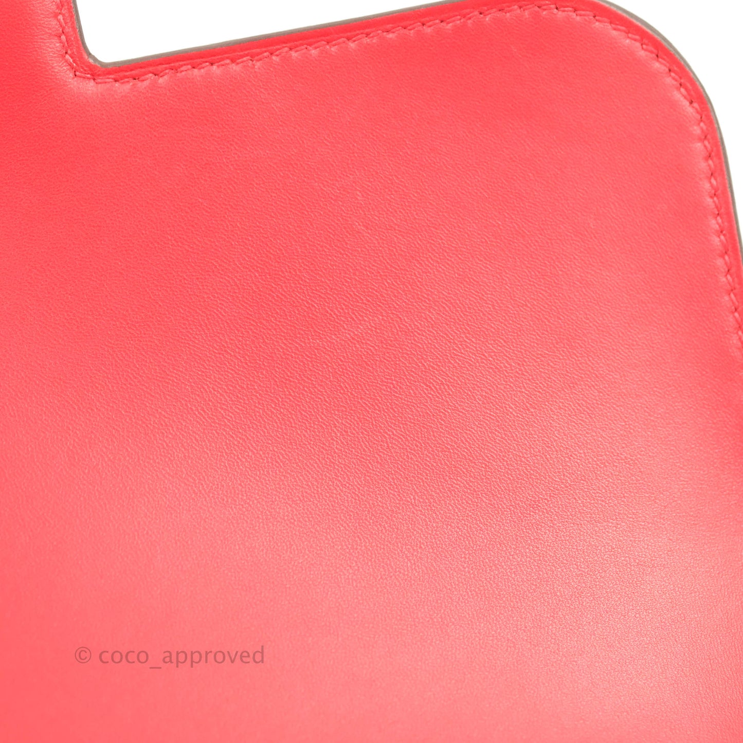 Hermès Constance 24 Rouge De Coeur Veau Epsom Palladium Hardware