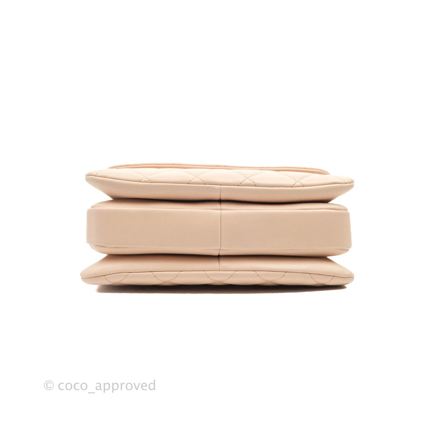 Chanel Trendy CC Small Light Beige Pink Lambskin Gold Hardware