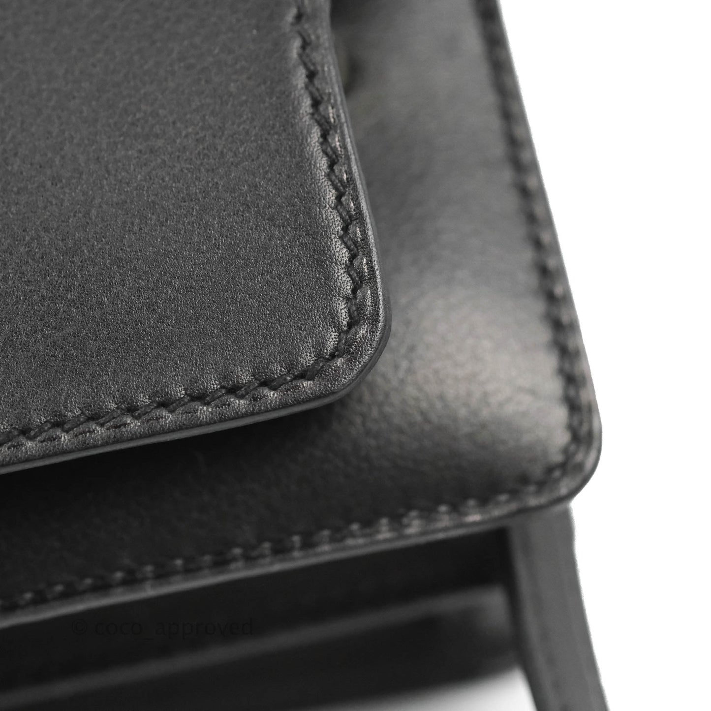 Hermès Roulis Mini 18 Black Swift Palladium Hardware