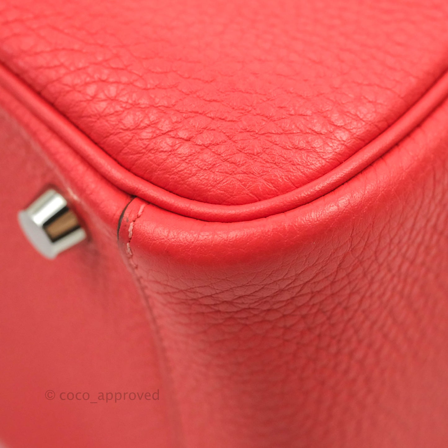 Hermès Lindy 26 Rose Jaipur Clemence Palladium Hardware