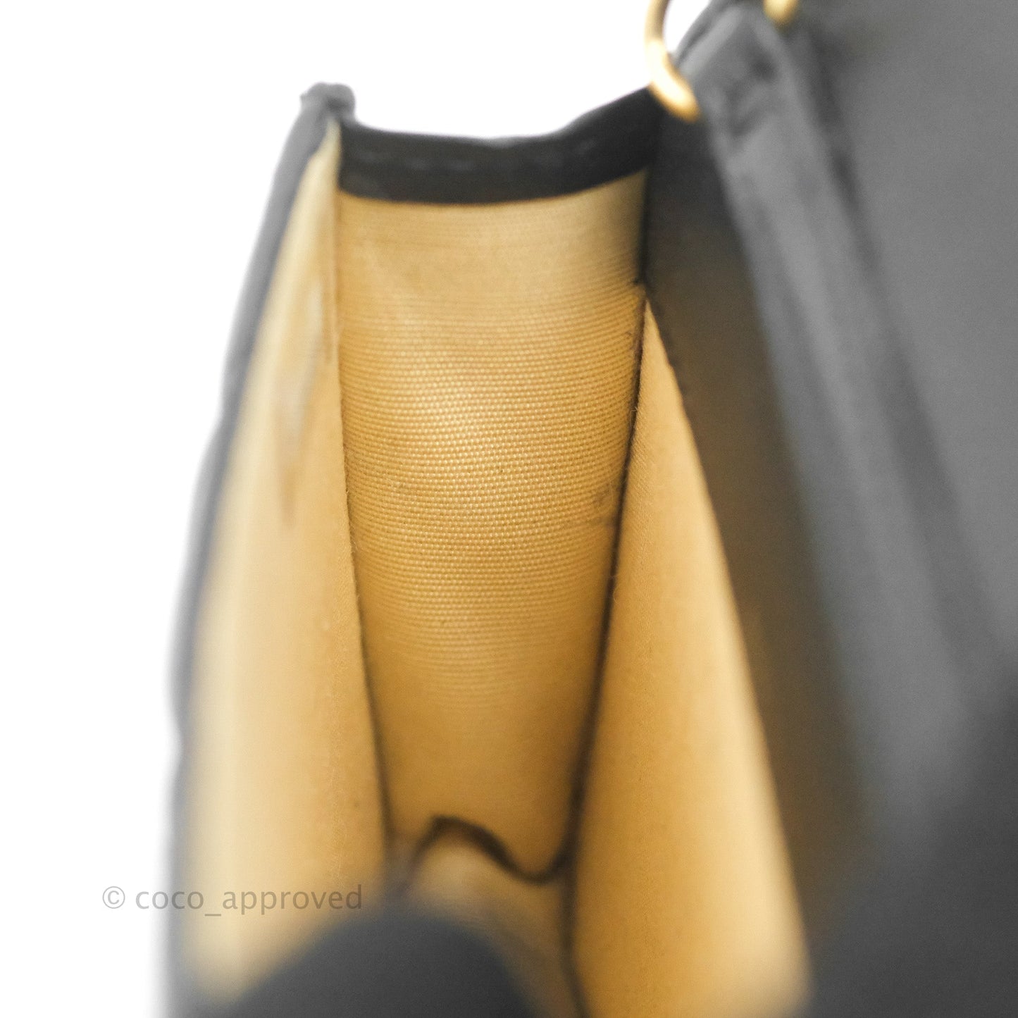 Chanel Mini Pearl Crush Clutch With Chain Belt Black Lambskin Aged Gold Hardware