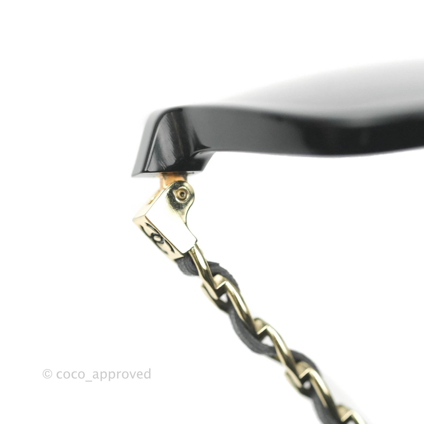 Chanel Square Chainlink Gradient Grey Lenses Sunglasses
