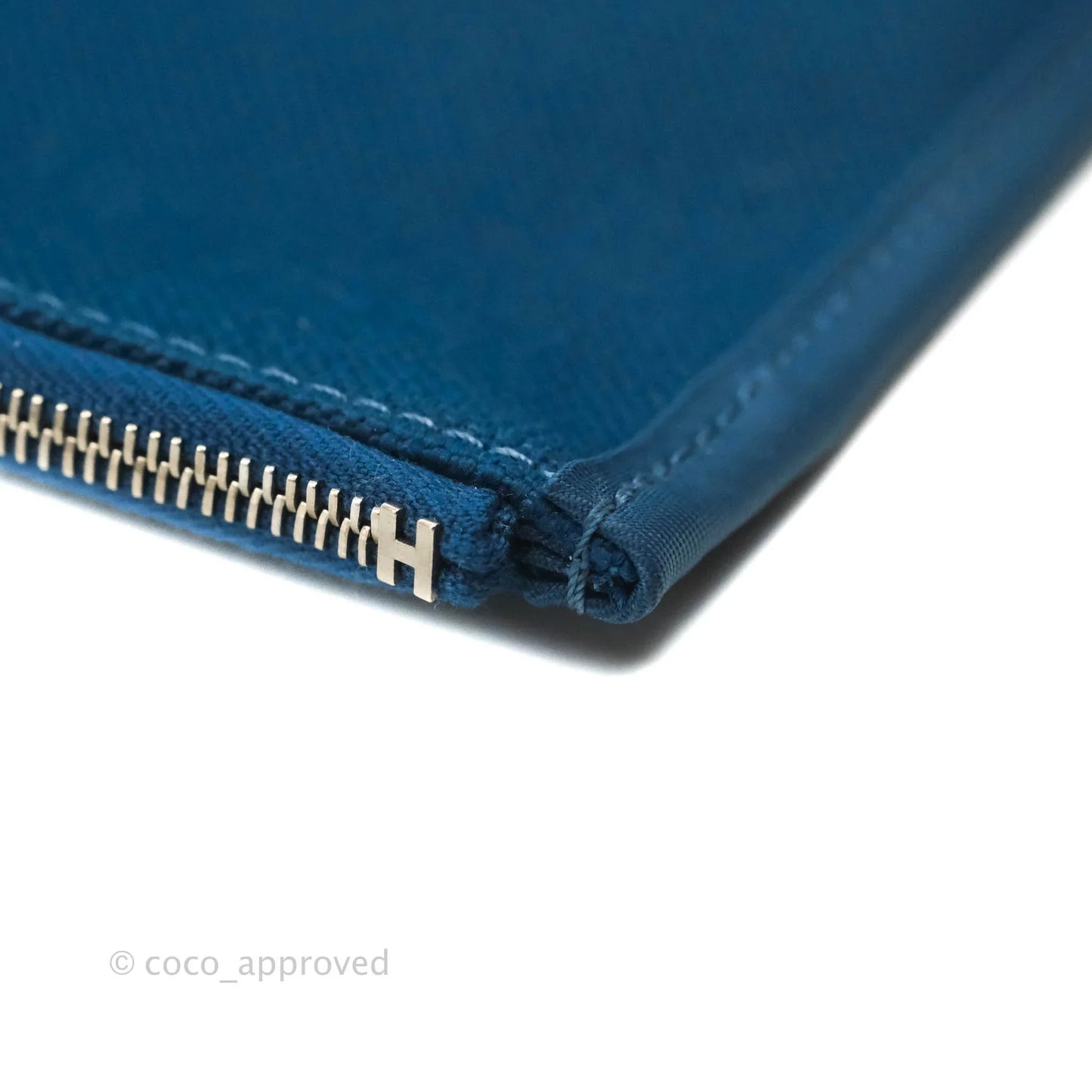 Hermès Herbag Zip 31 Bleu Ocean/Bleu Indigo Canvas Palladium Hardware