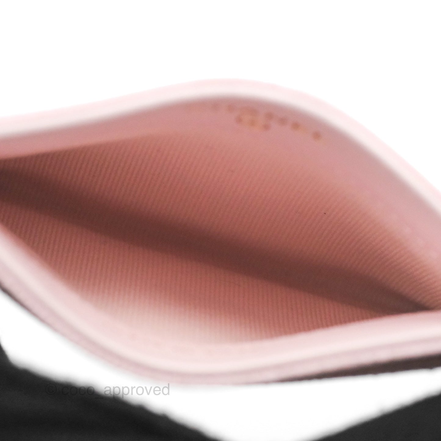 Chanel Classic Flat Card Holder Pink Caviar Gold Hardware