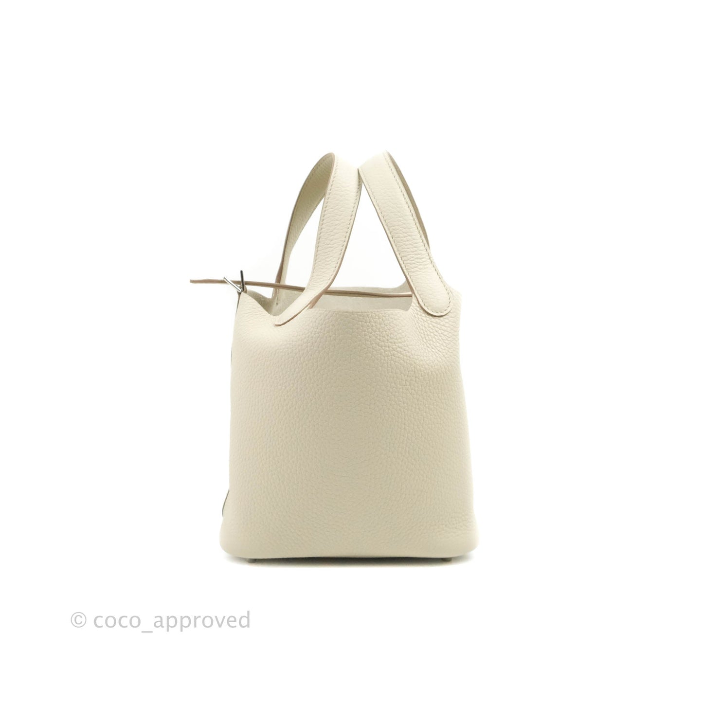 Hermès Picotin Lock 18 PM Beton 8L Clemence Palladium Hardware