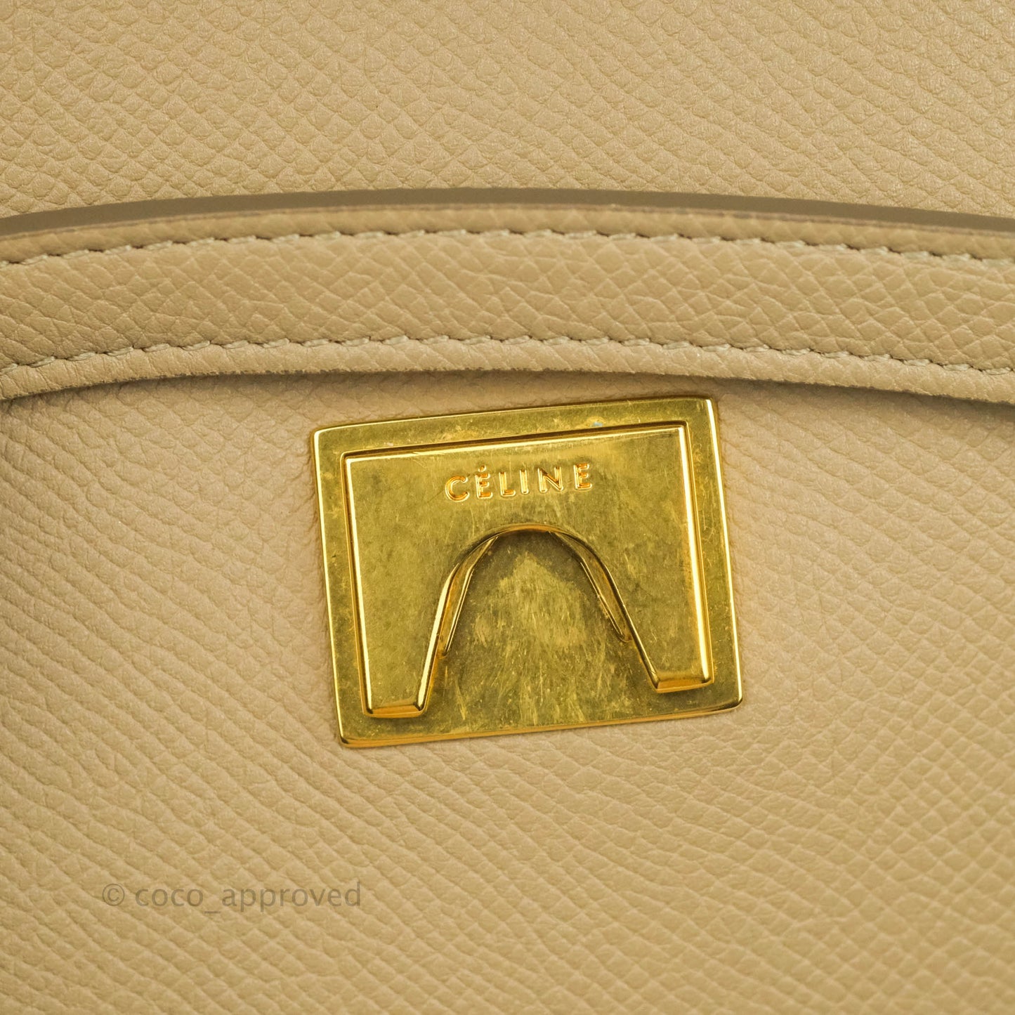 Celine Micro Belt Bag Light Taupe Grained Calfskin Gold Hardware