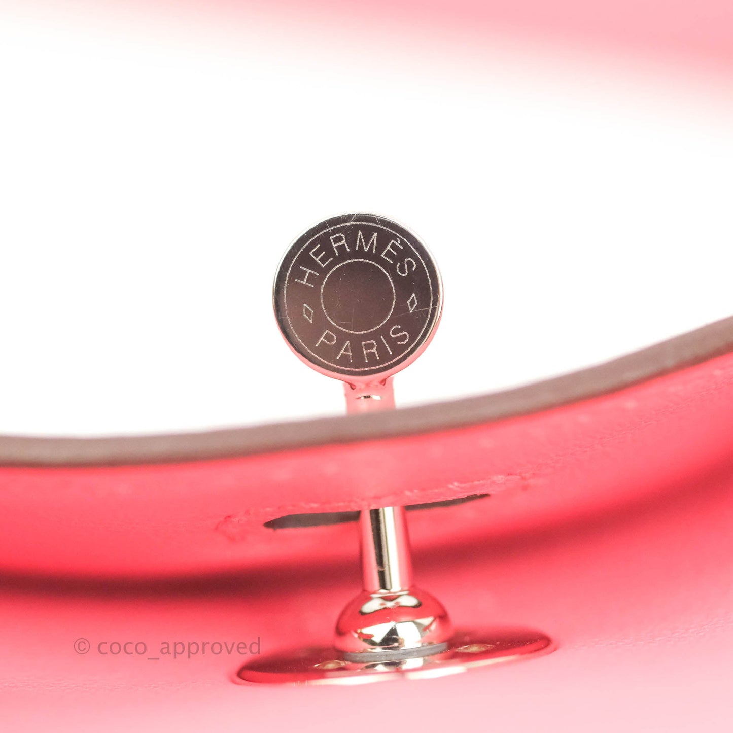 Hermès Mini Lindy 20 Rose Ete Swift Palladium Hardware