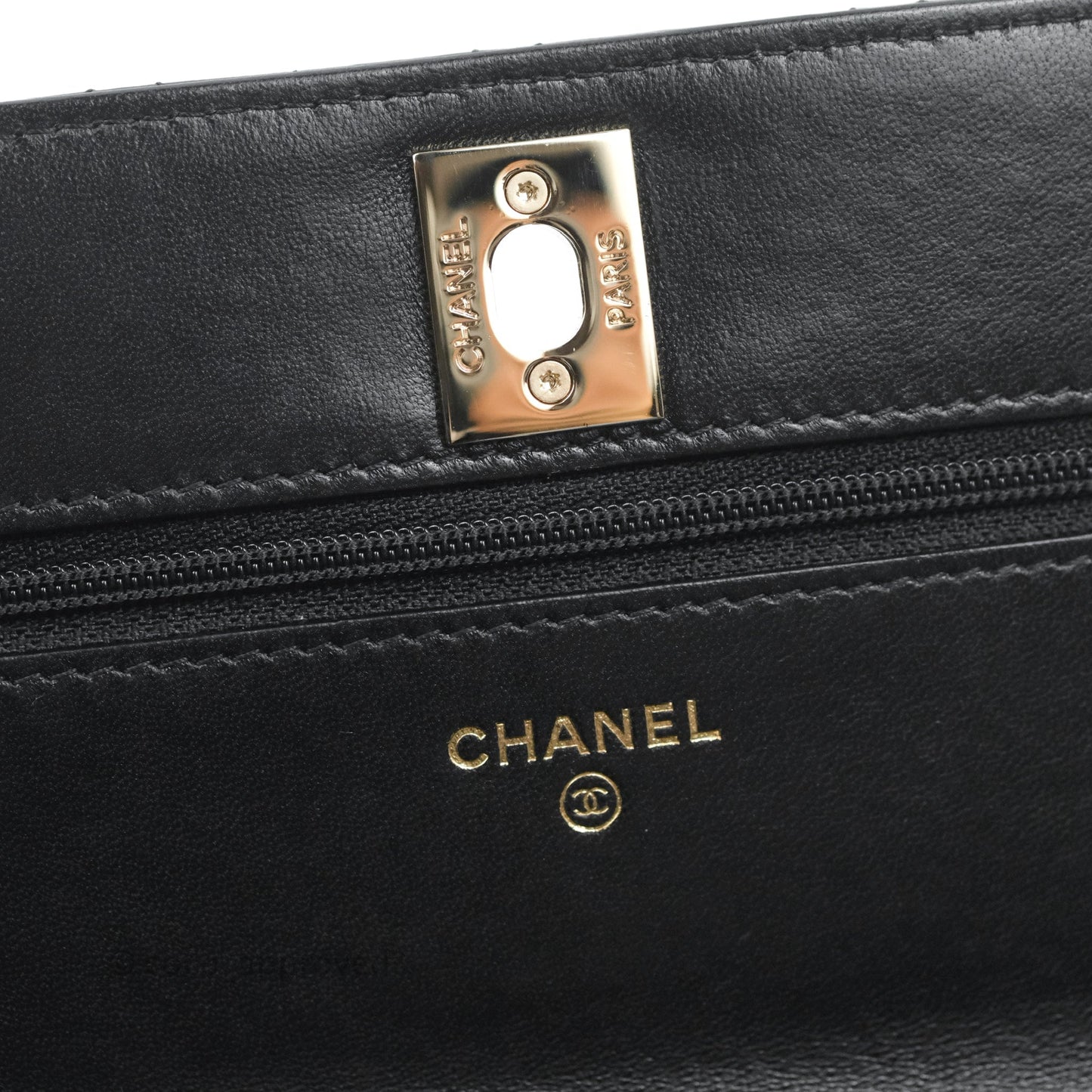 Chanel Trendy CC WOC Black Lambskin Gold Hardware