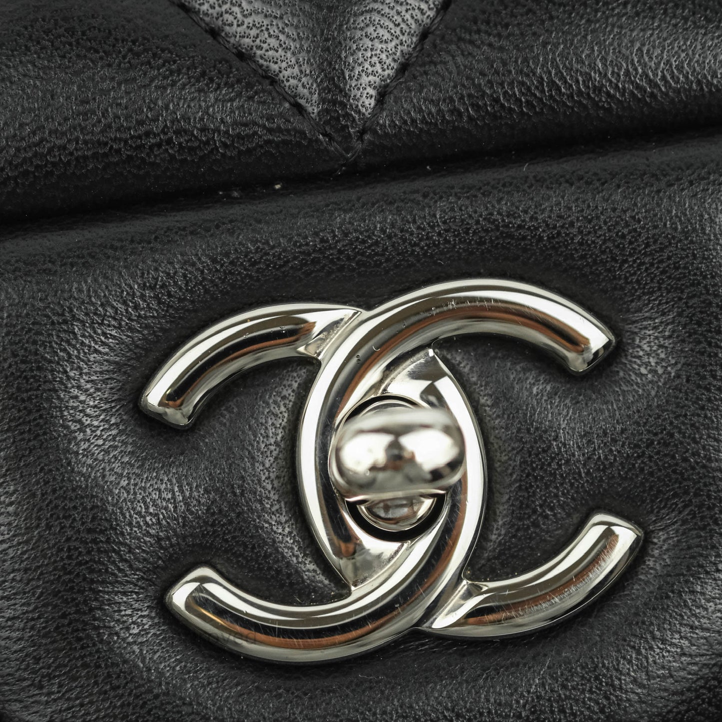 Chanel Jumbo Double Flap Black Lambskin Silver Hardware⁣⁣