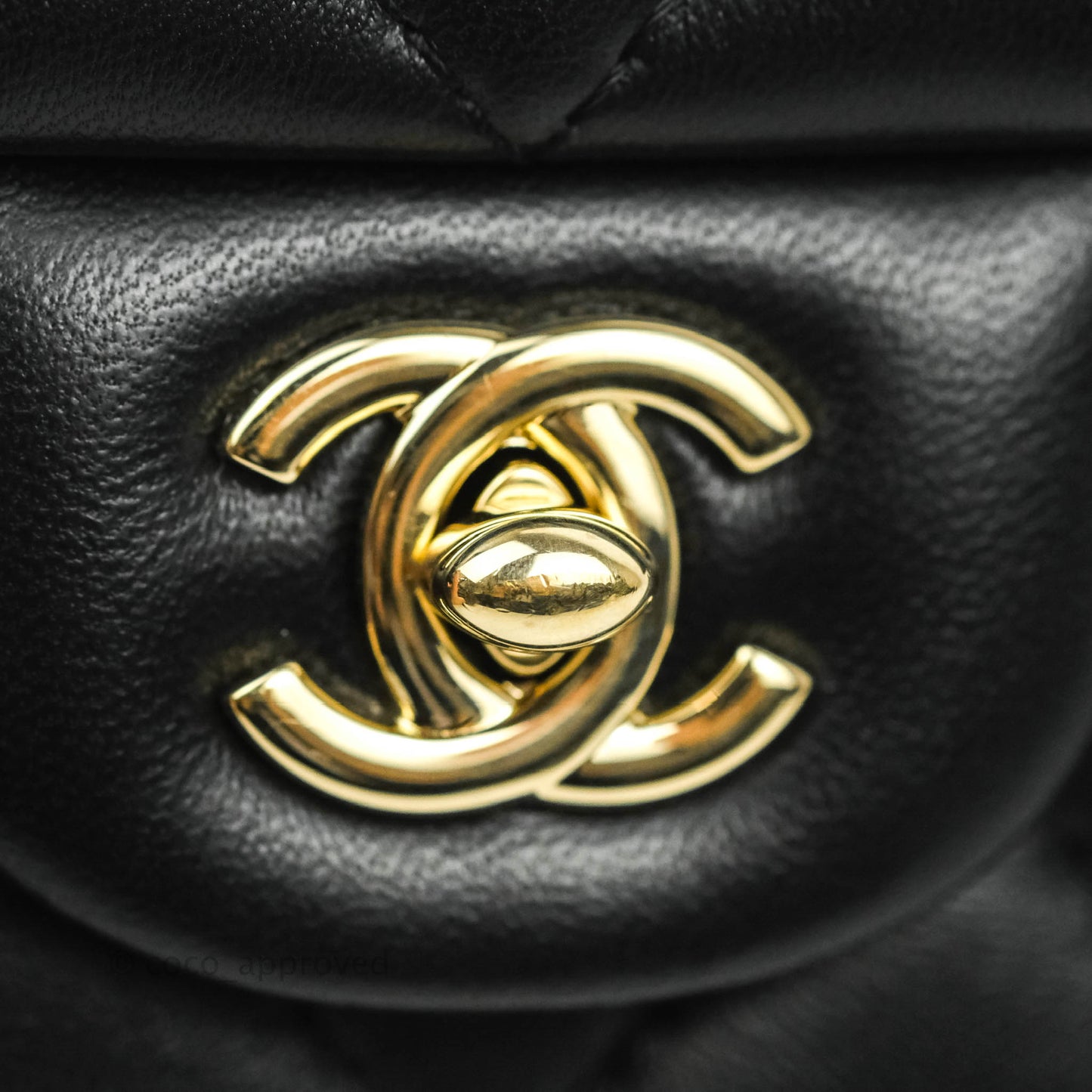 Chanel Quilted Small My Precious Flap Black Lambskin Gold Hardware