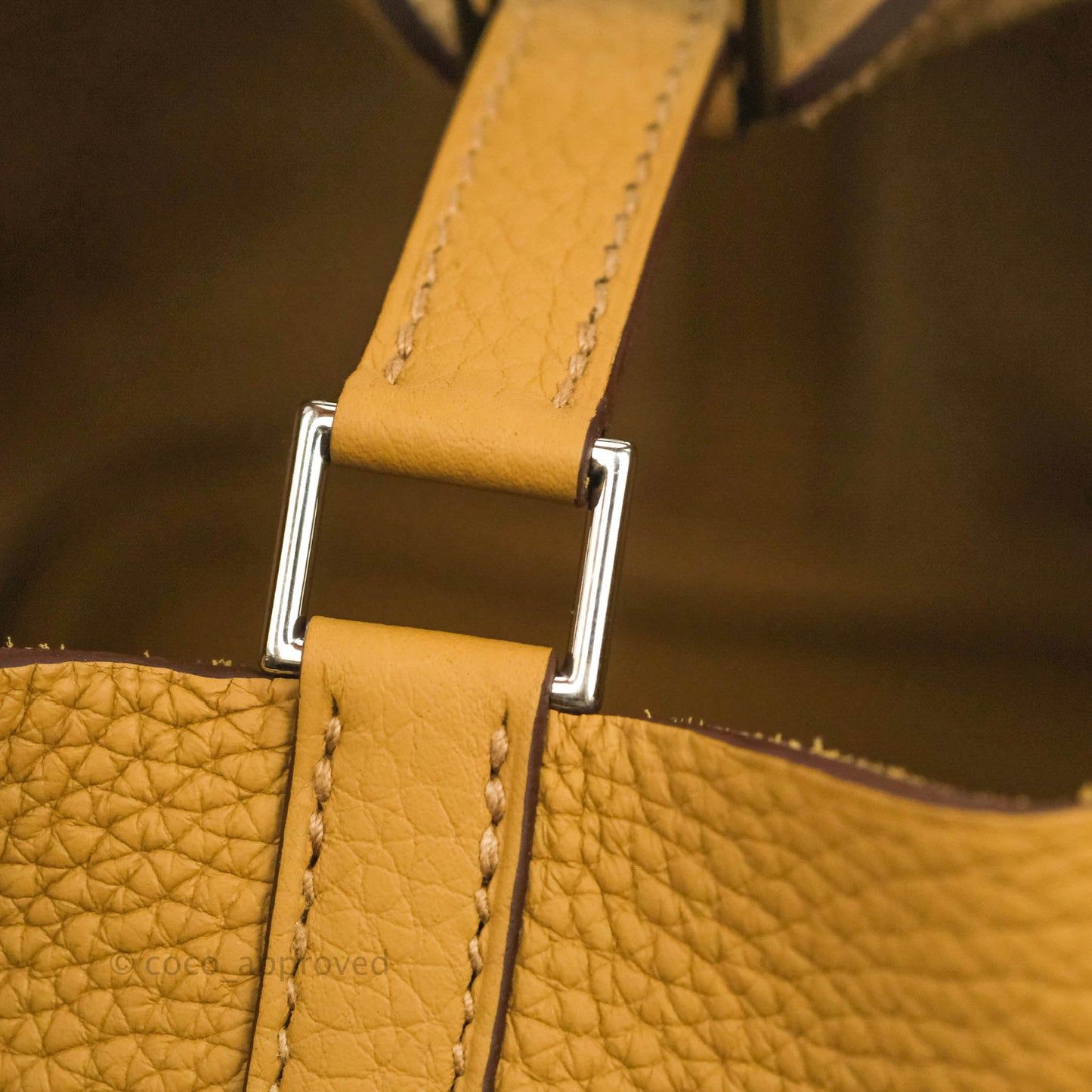 Hermès Picotin Lock 18 PM Biscuit 48 Natural 27 Clemence Palladium Hardware