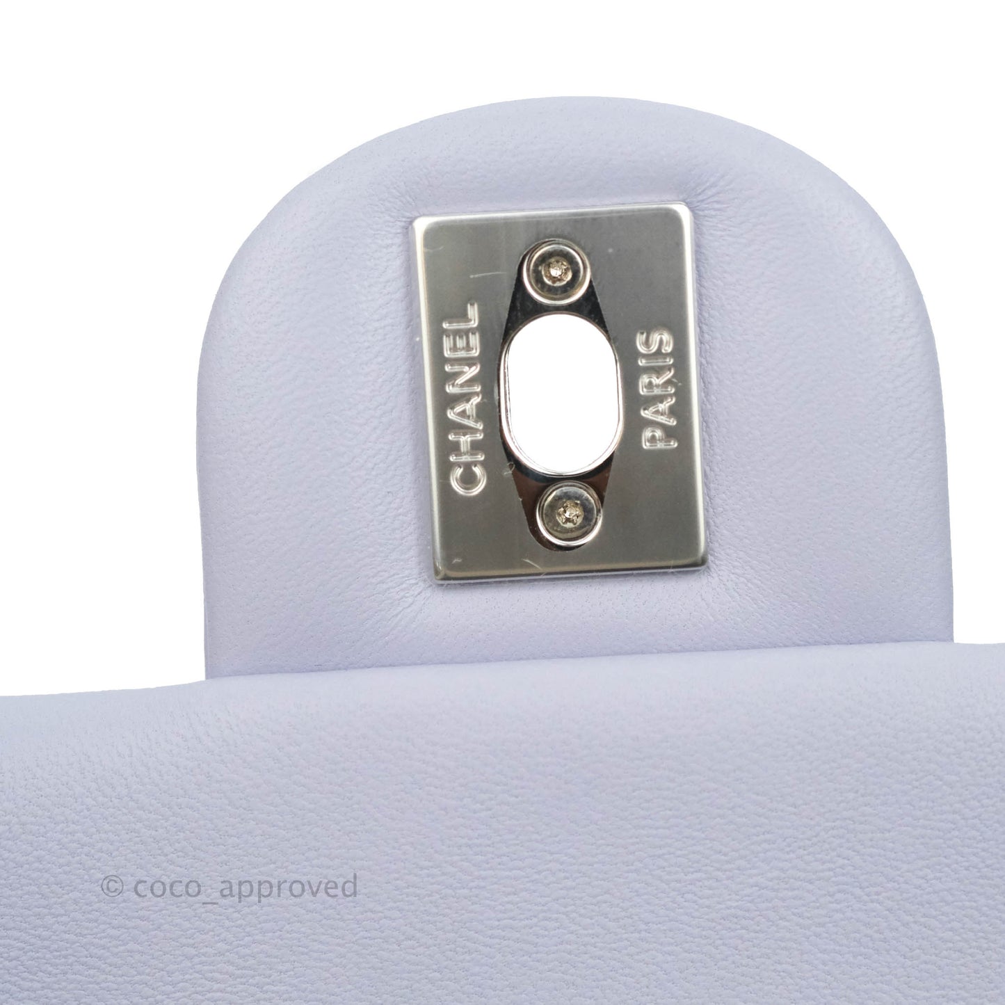 Chanel Quilted My Perfect Mini With Pearl Lilac Lambskin Silver Hardware
