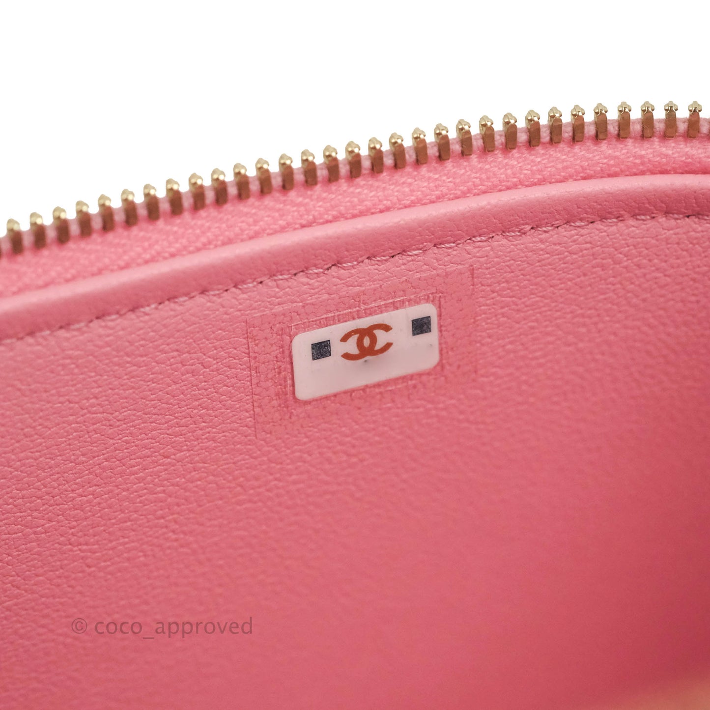 Chanel Vanity Rectangular with Top Handle Pick Me Up Pink Lambskin Aged Gold Hardware 22S