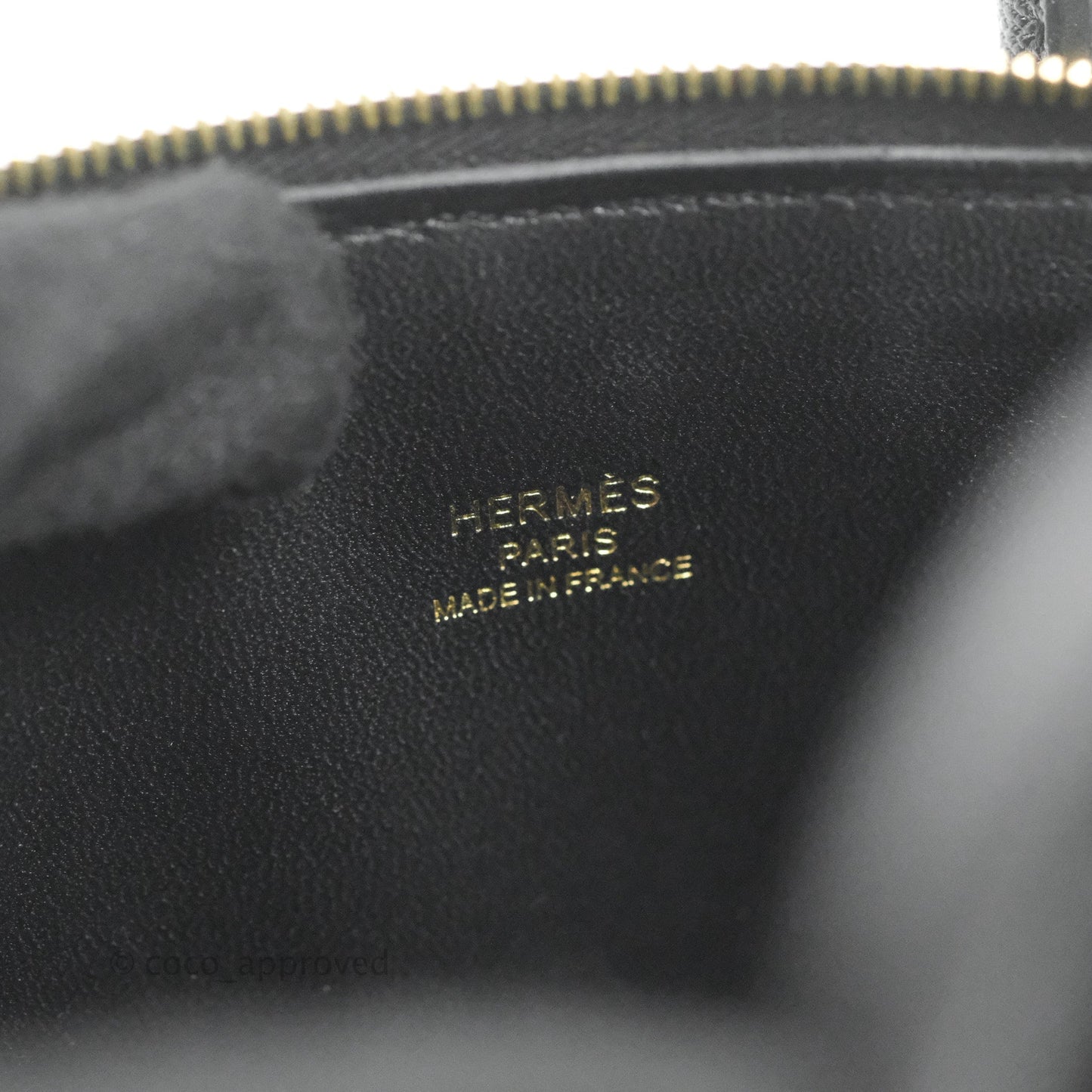 Hermès Bolide Mini 1923 Chevre Mysore Black Gold Hardware