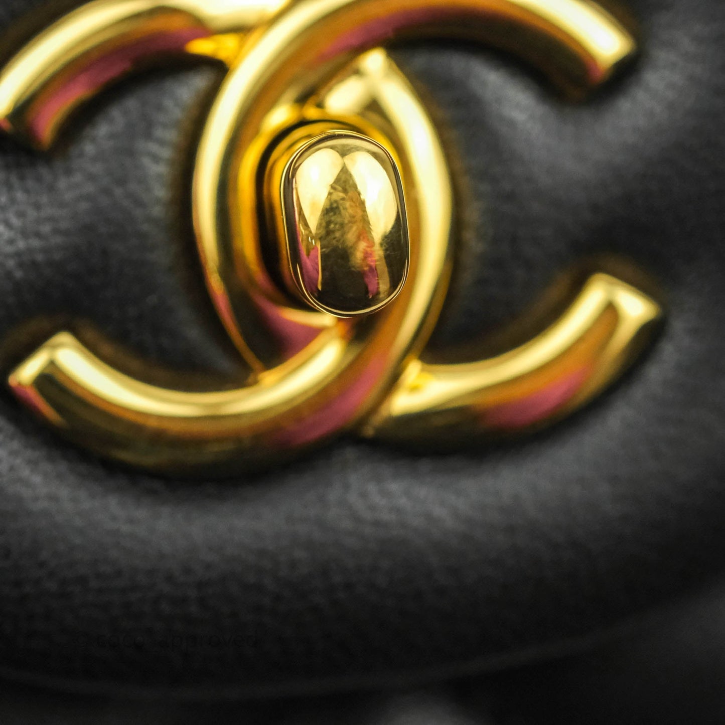 Chanel Jumbo Double Flap Black Lambskin Gold Hardware