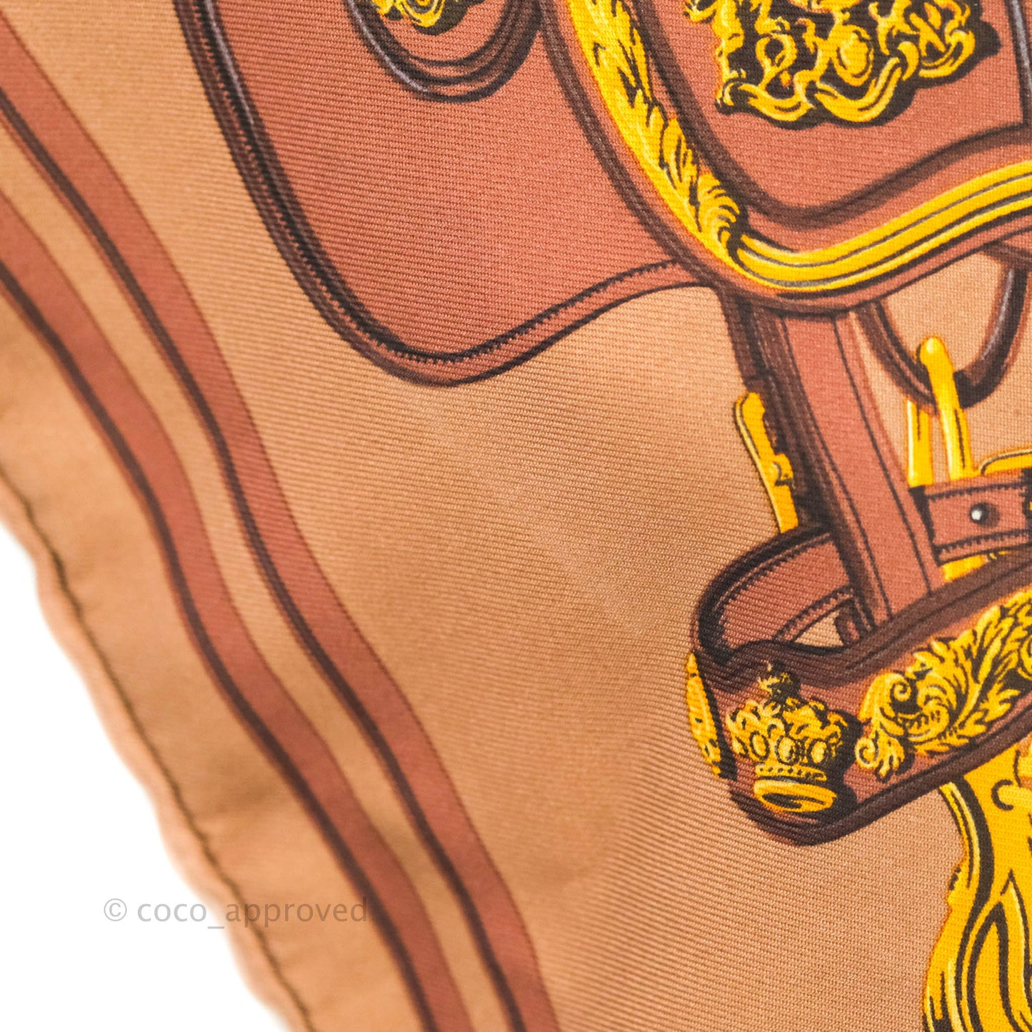 Hermès Silk City Tote Bag Marron
