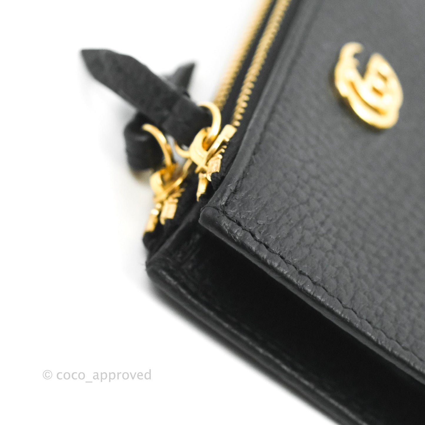 Gucci Marmont Zipped Card Holder Black