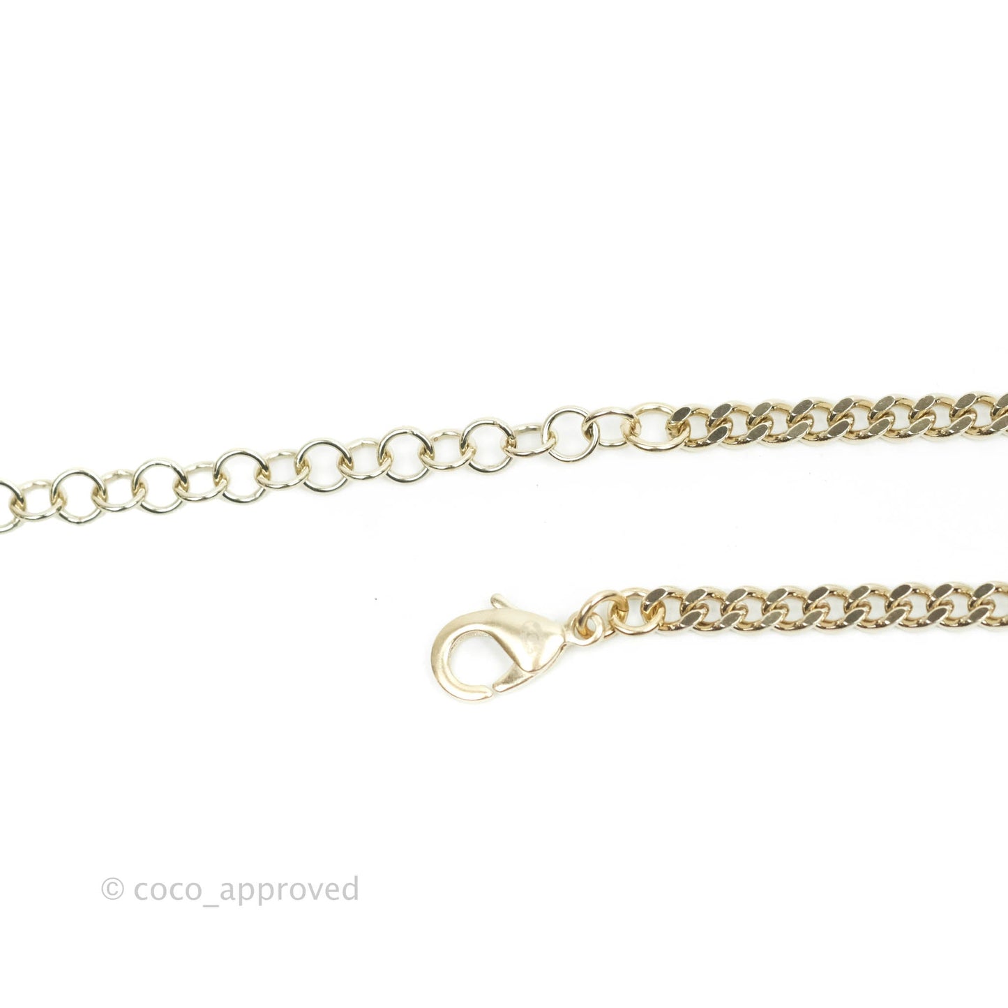 Chanel CC Crystal Pink Resin Choker Light Gold Hardware 22C