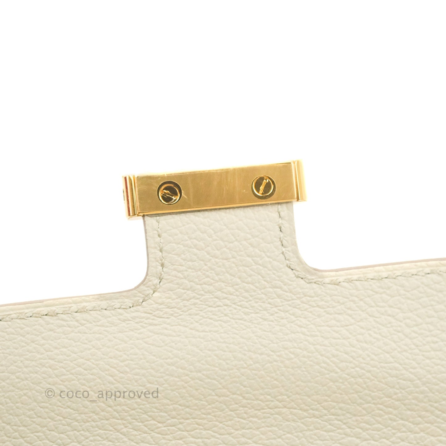 Hermès Constance Slim Wallet Beton Evercolor Gold Hardware