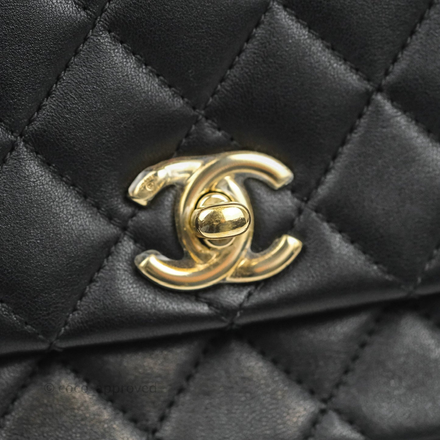 Chanel Quilted Small Citizen Chic Flap Black Lambskin Gold Hardware