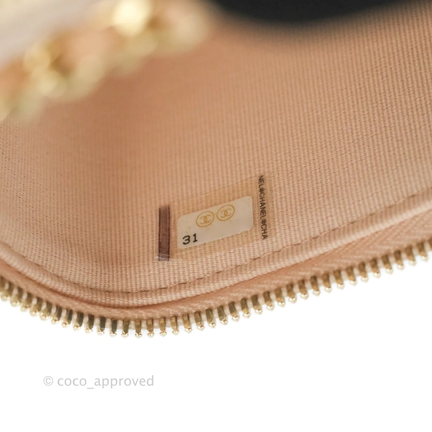 Chanel Mini Vanity With Chain Rose Clair Pink Caviar Gold Hardware