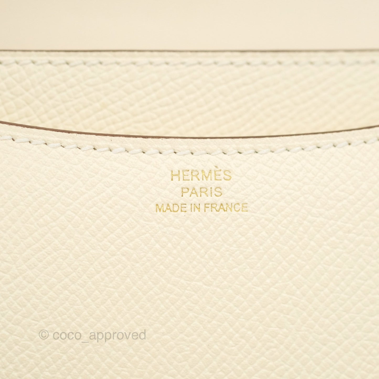 Hermès Constance Mini 18cm Nata Epsom Rose Gold Hardware