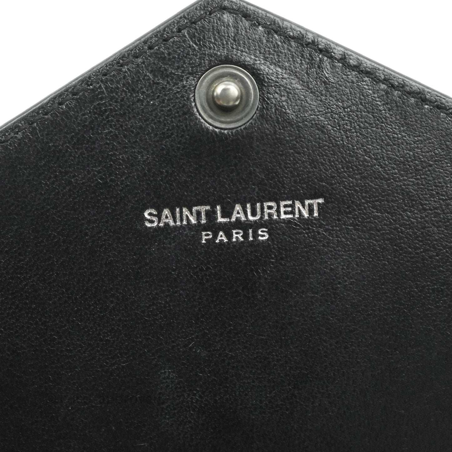 Saint Laurent Wallet on Chain So Black Crocodile-embossed Leather