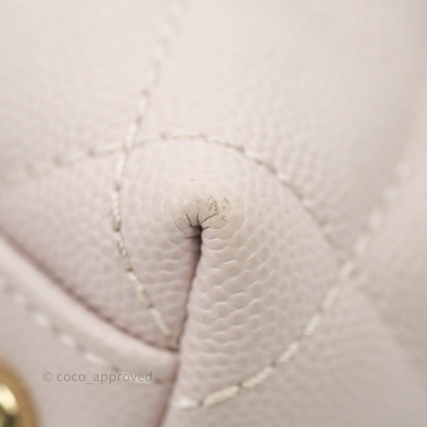 Chanel Small Coco Handle Light Lilac Pink Caviar Gold Hardware