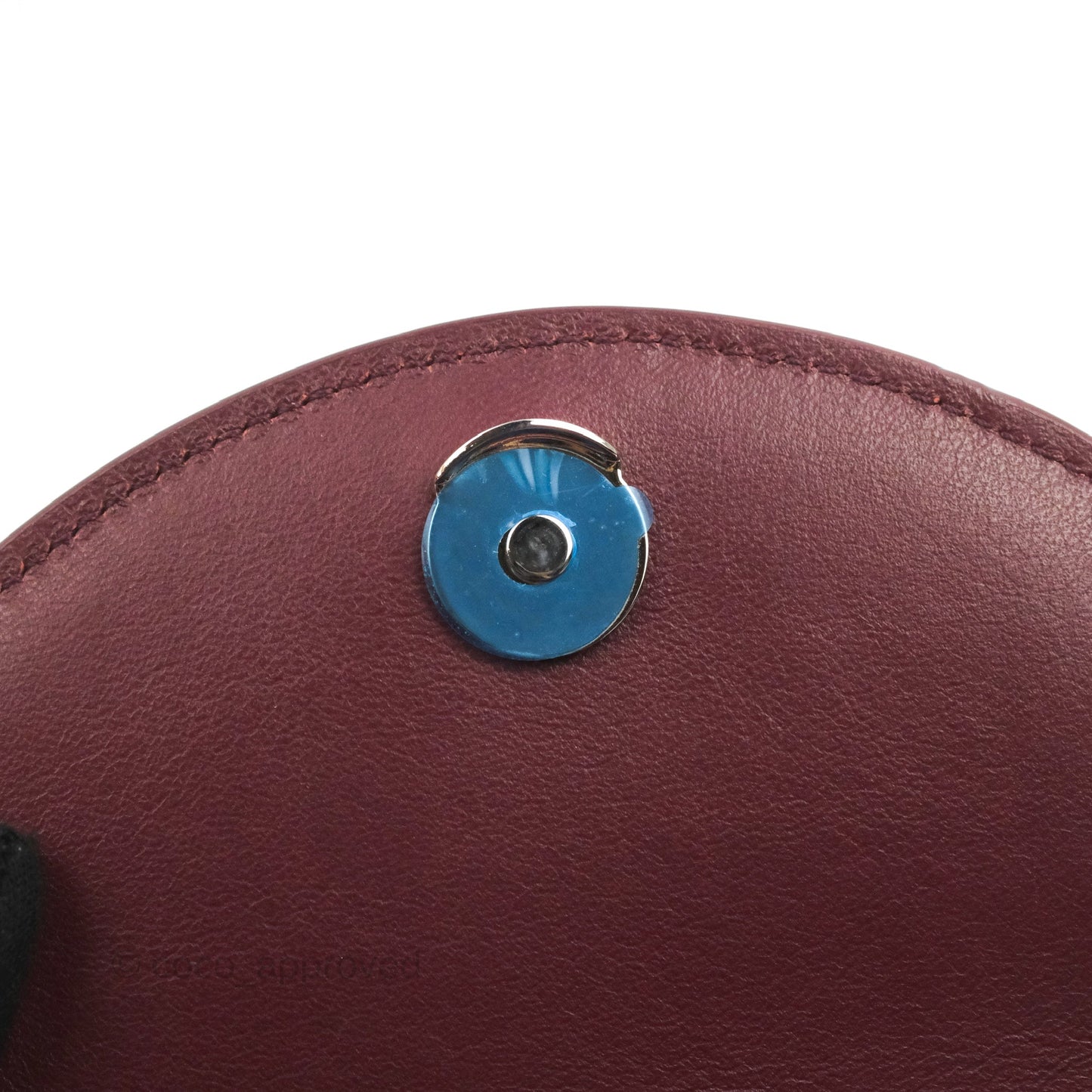 Chloé Small Aby Lock Chain Bag Brown/Purple Embossed Calfskin