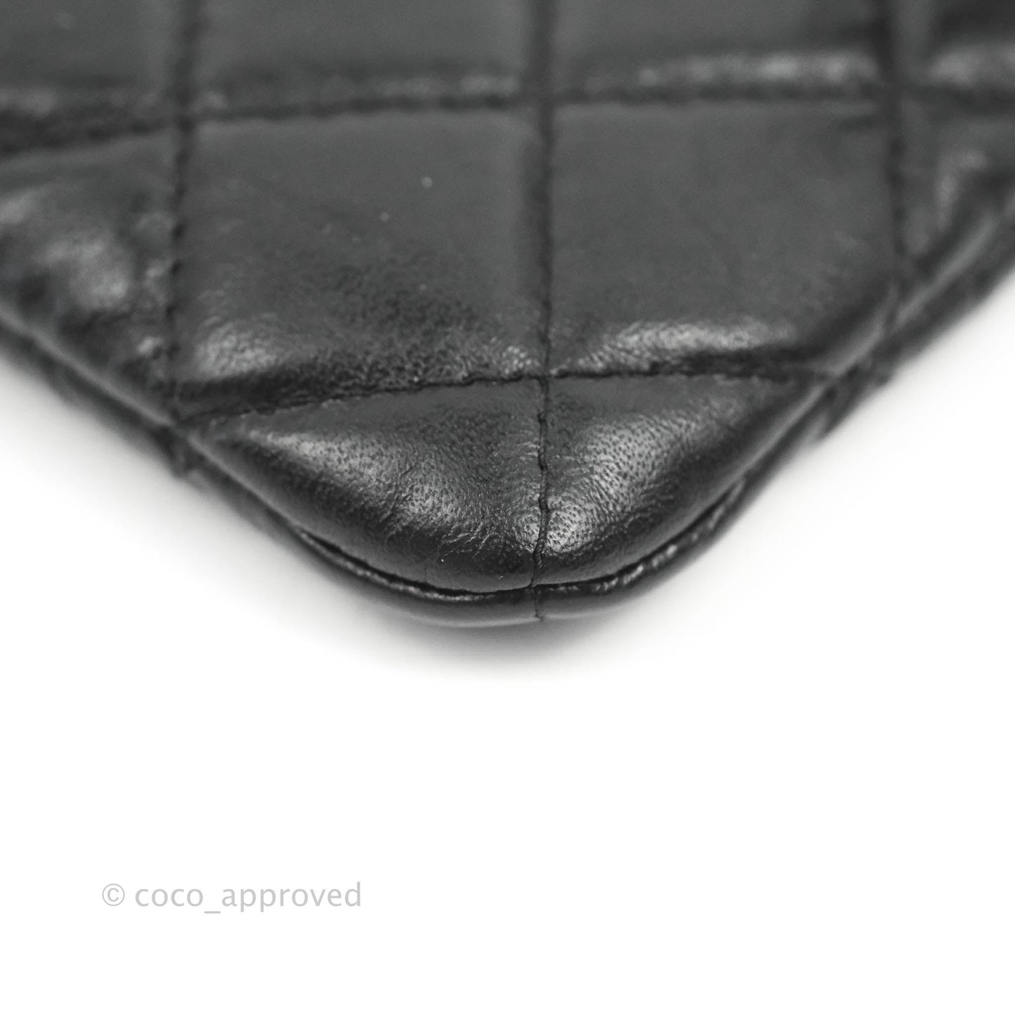 Chanel Quilted Mini Reissue O Case So Black Aged Calfskin