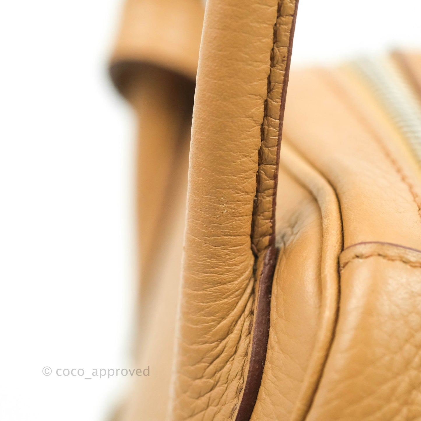 Hermès Lindy 30 Tabac Camel TC Palladium Hardware