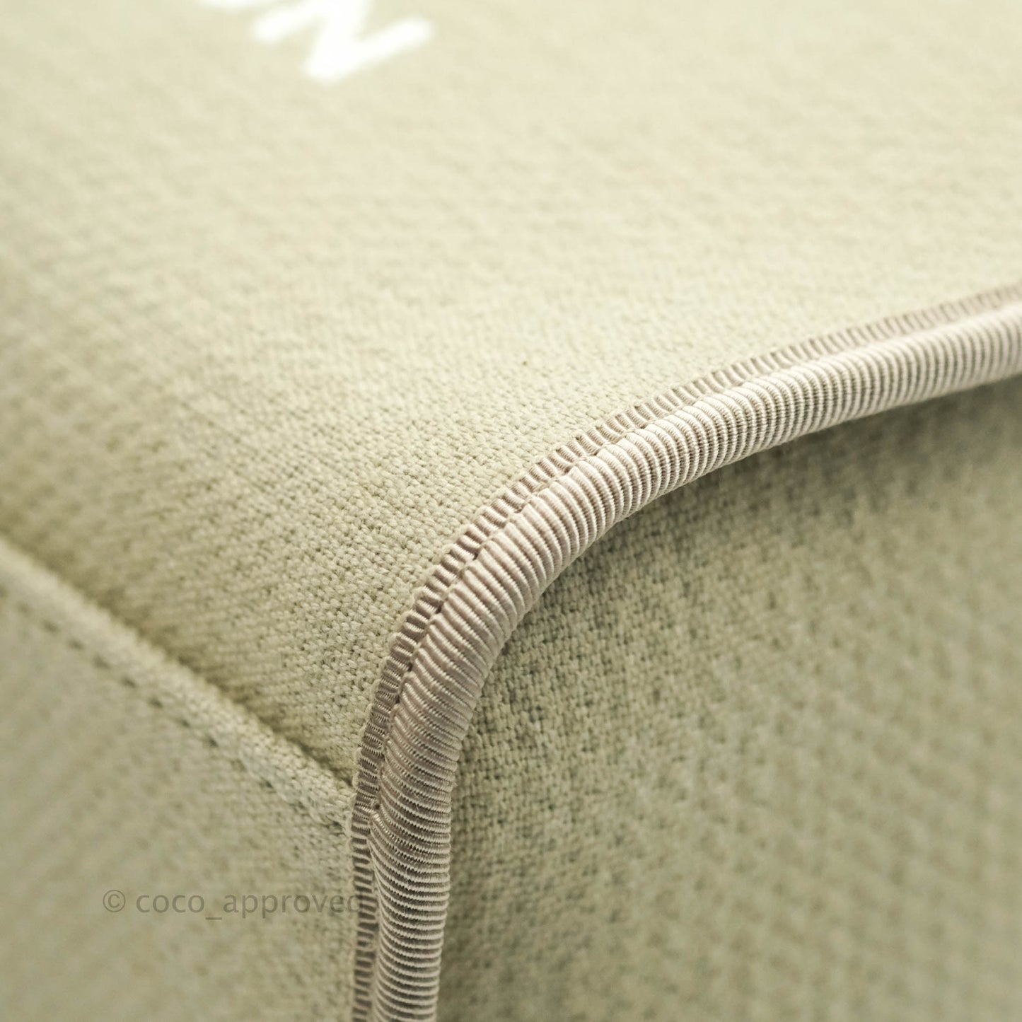Chanel Deauville Bowling Bag Grey Silver Hardware