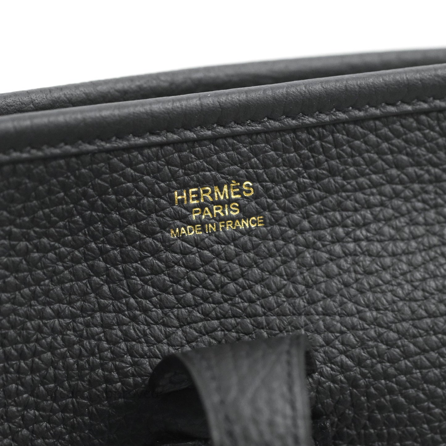 Hermes Evelyne III 29 Black Clemence Gold Hardware