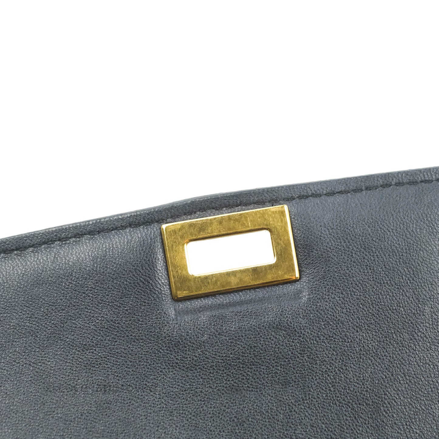 Celine Medium Classic Box Flap Grey Blue Python Gold Hardware