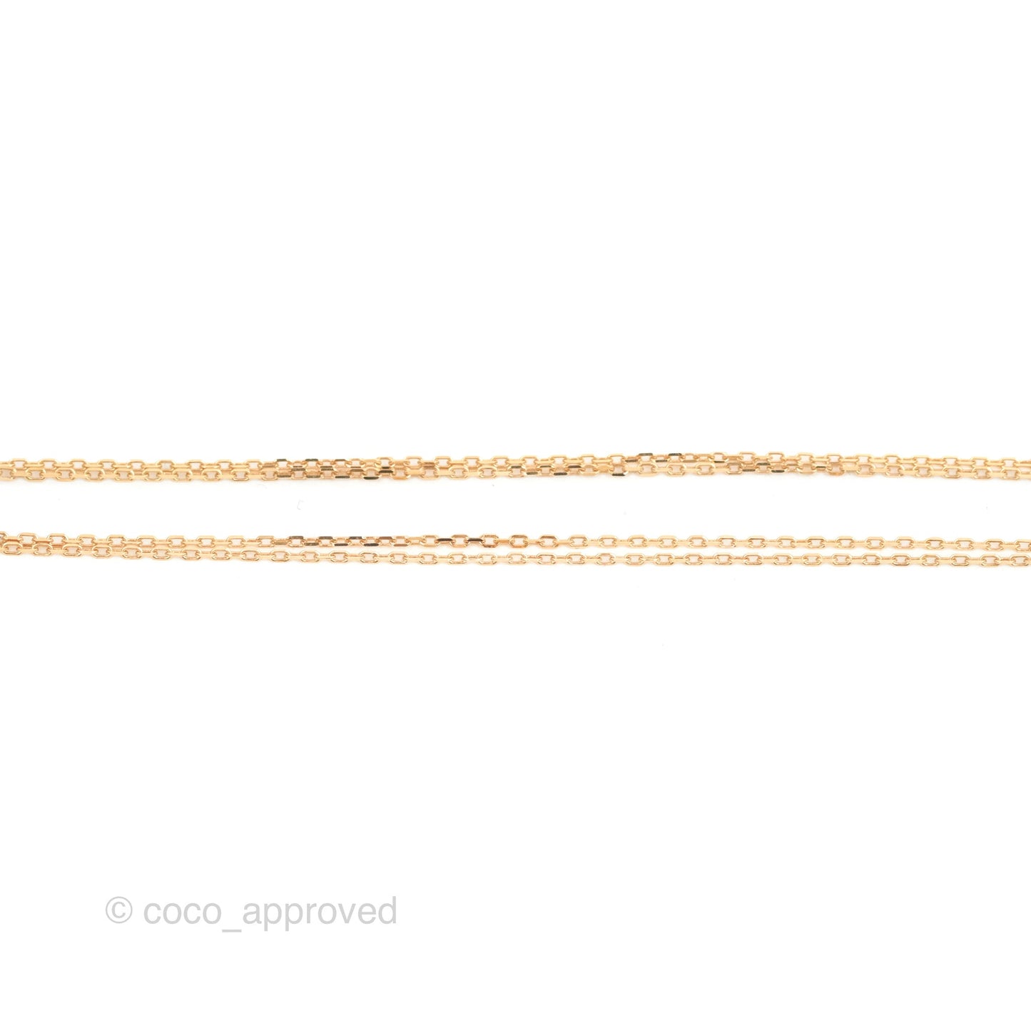 Cartier Love Necklace Rose Gold 2 Diamonds