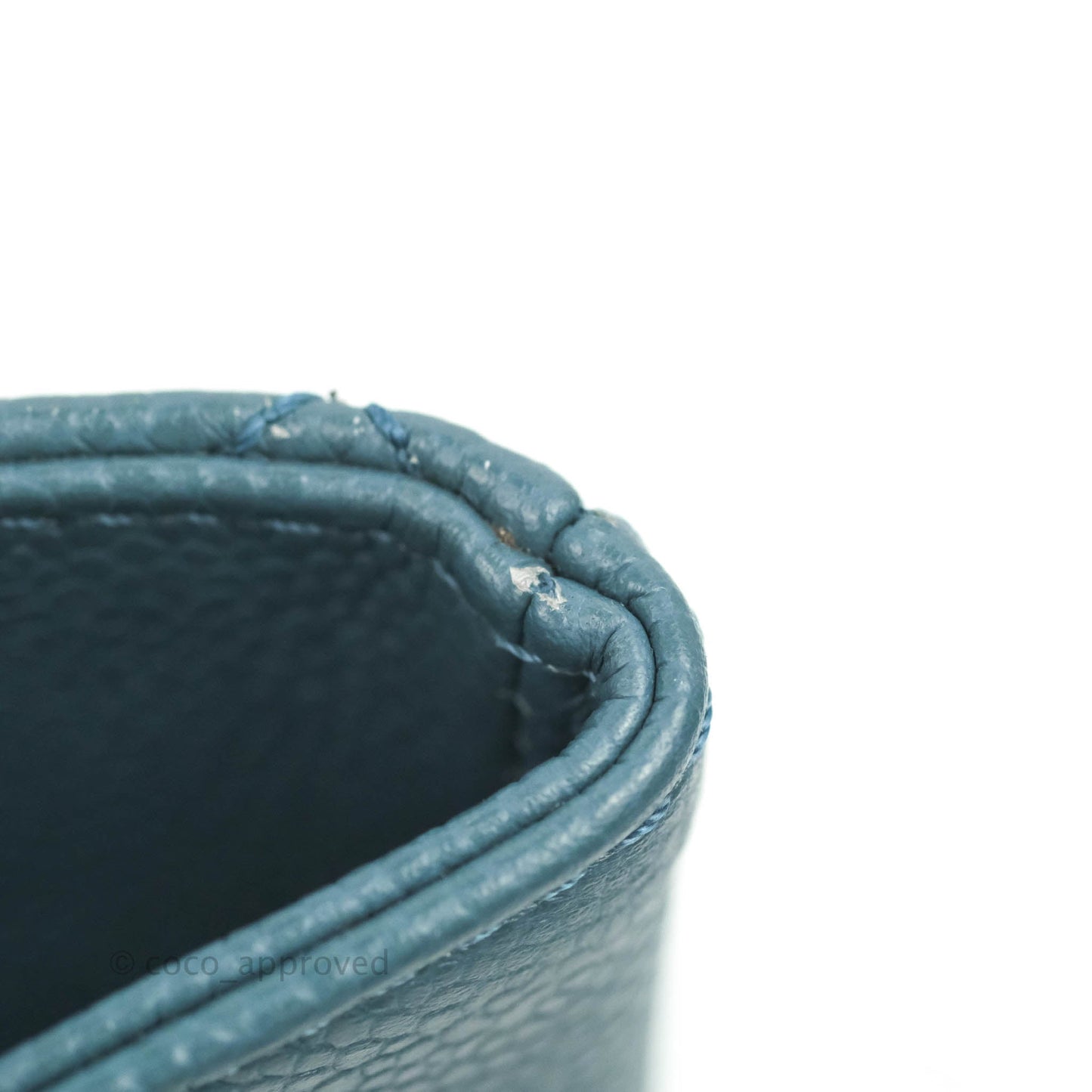 Chanel GST Blue Caviar Silver Hardware