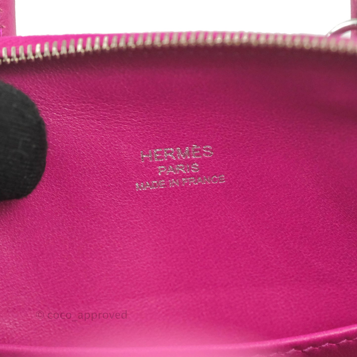 Hermes Mini Bolide 1923 Bag Rose Pourpre Evecolor Palladium Hardware