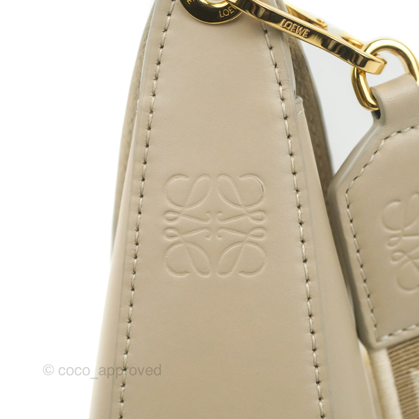 Loewe Small Luna Shoulder Bag Light Oat Calfskin