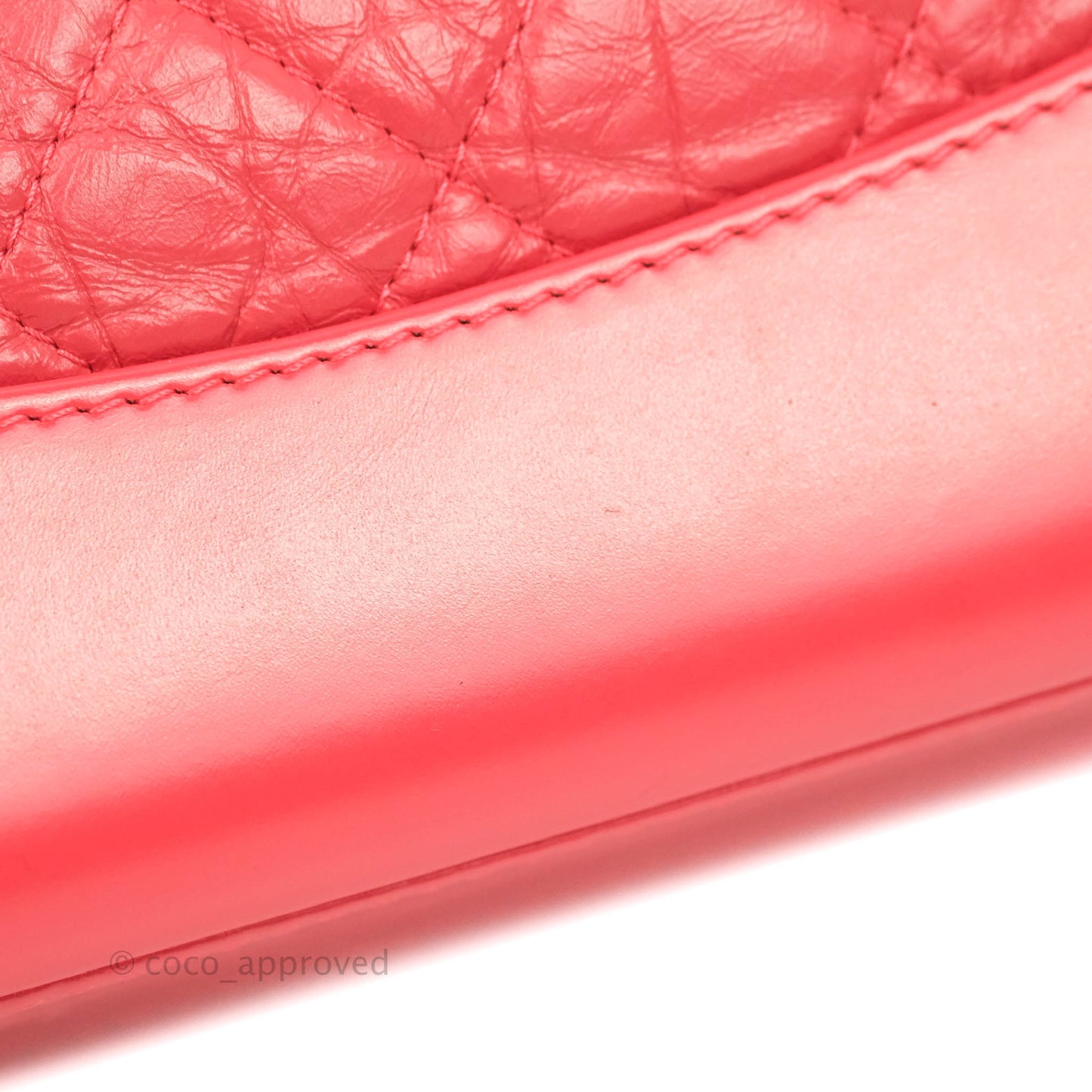 Chanel Small Gabrielle Backpack Dark Pink Aged Calfskin
