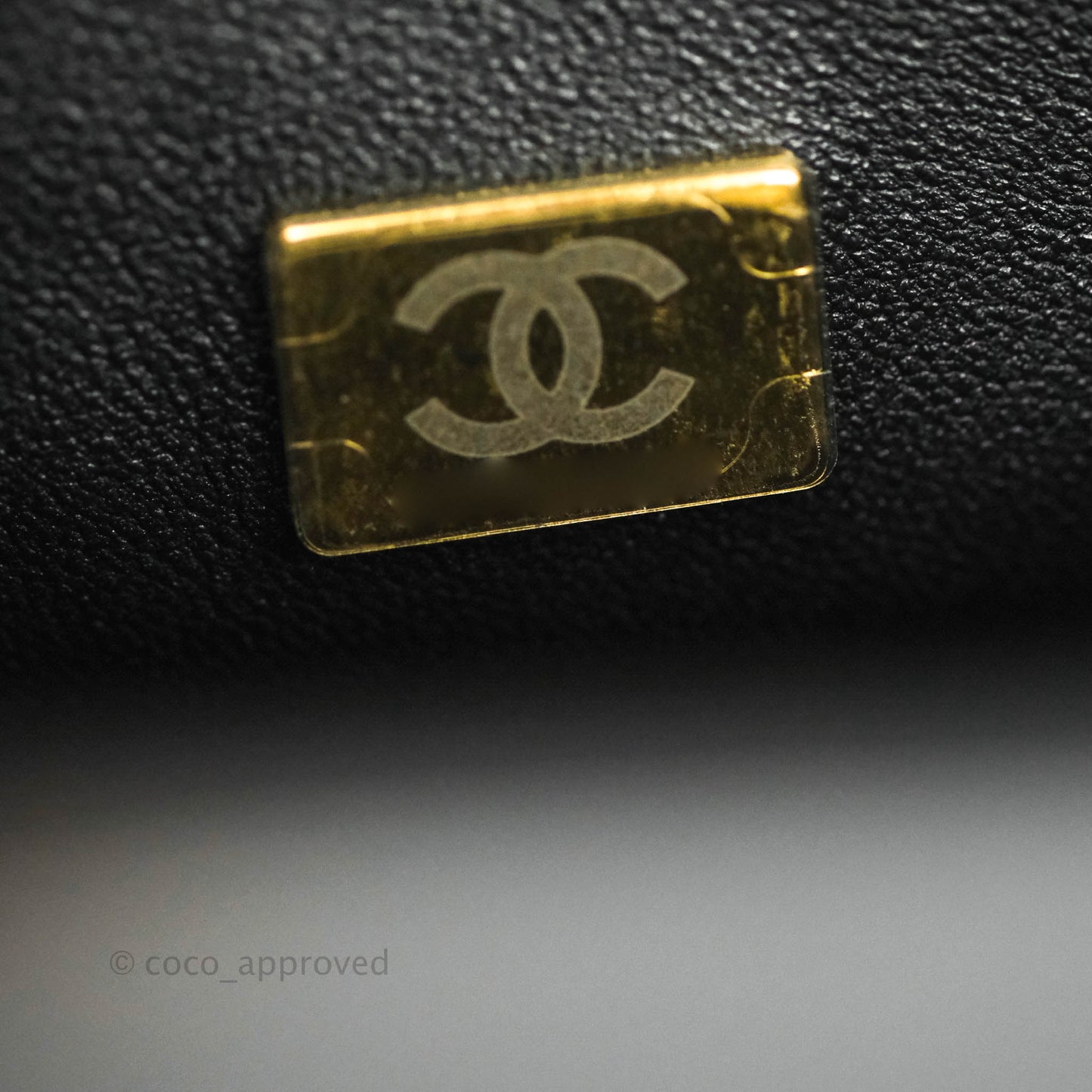 Chanel Mini Flap Bag With Heart CC Charm Black Lambskin Aged Gold Hardware