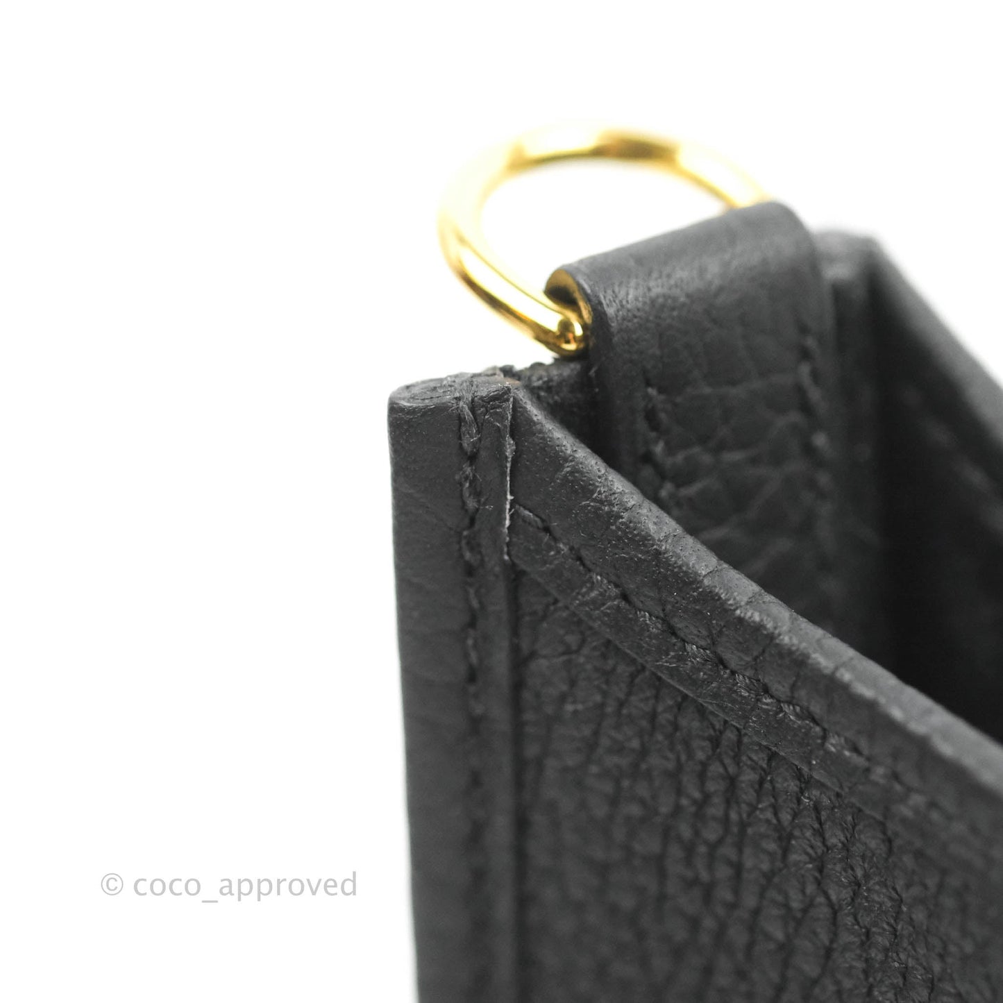 Hermès Mini Evelyne 16 Amazone Clemence Black Gold Hardware