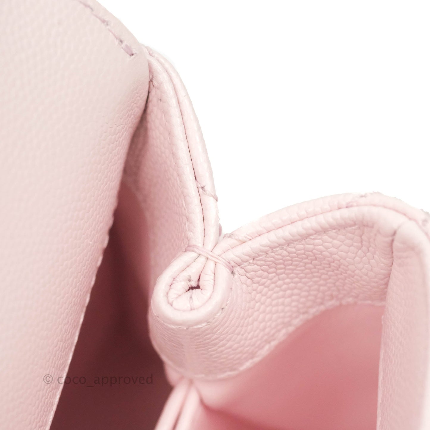 Chanel Small Coco Handle Light Pink Caviar Gold Hardware