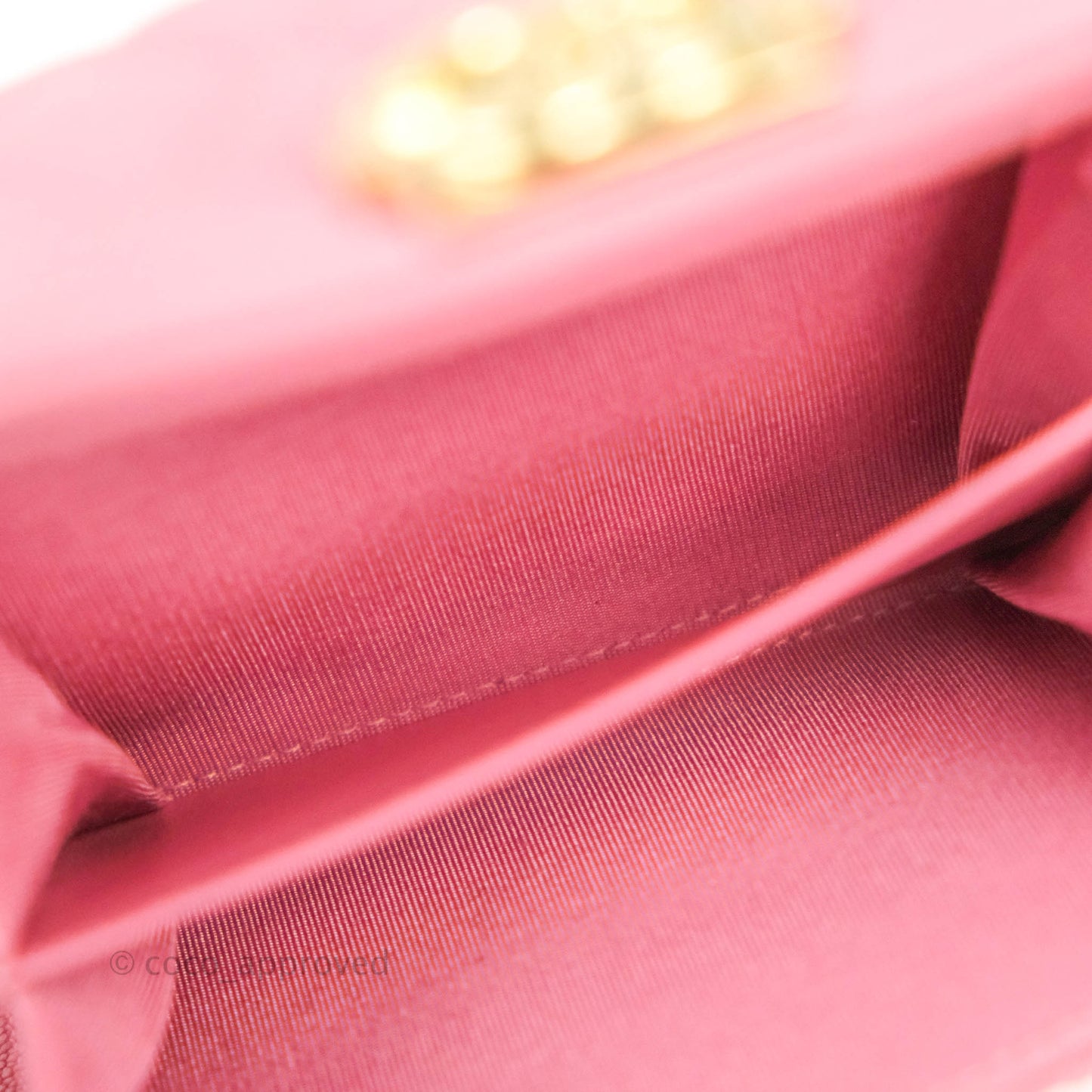 Chanel Quilted Boy Flap Coin Purse Pink Caviar Gold Hardware