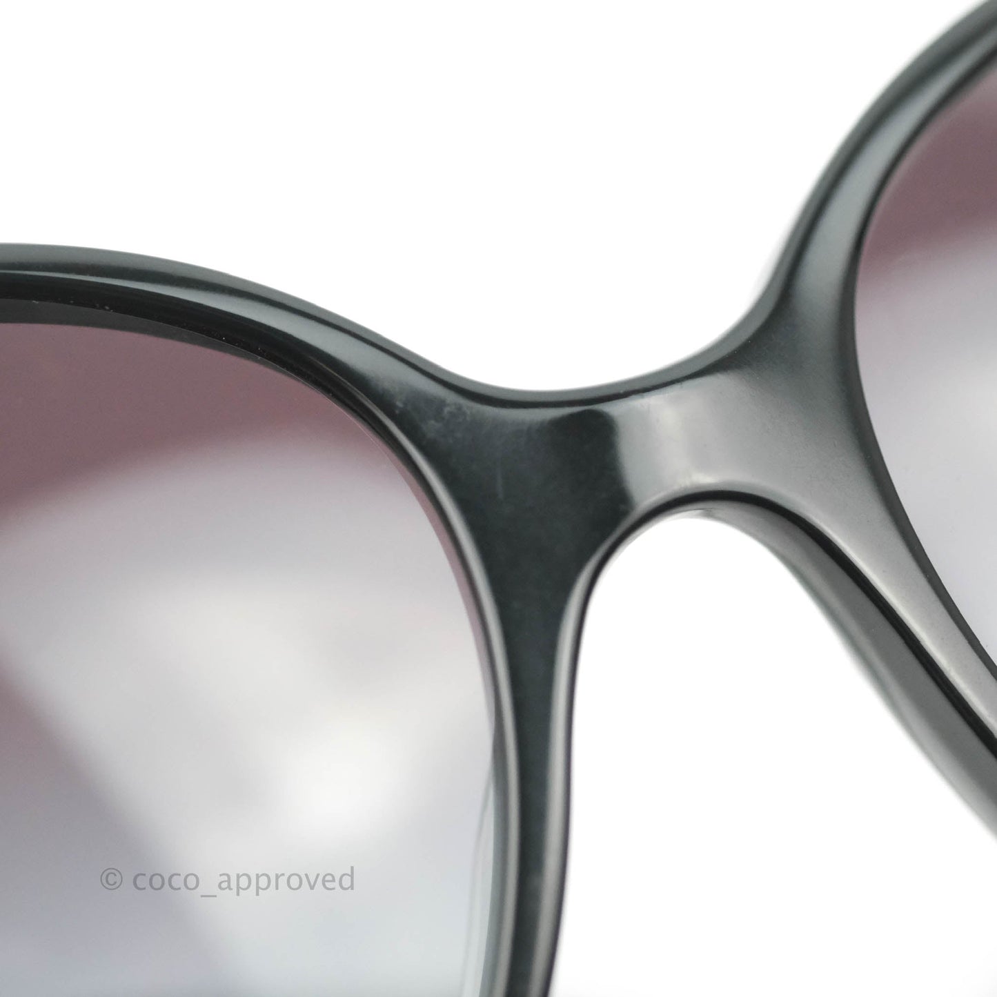 Chanel Square Chainlink Gradient Grey Lenses Sunglasses